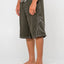 TOMBSTONES HYBRID WAIST BOARDSHORT - RustyBSM1757-ARMY GREEN-26