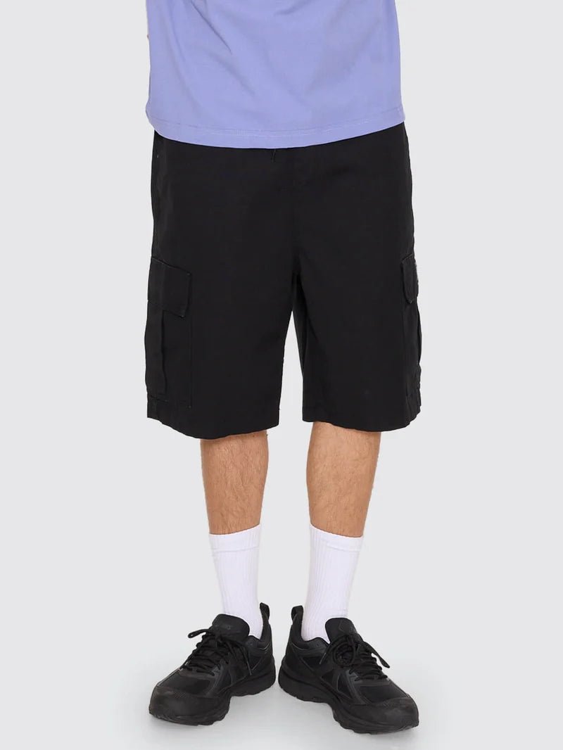 Topper Elastic Cargo Short -WorshipPH26-304B-Black-28
