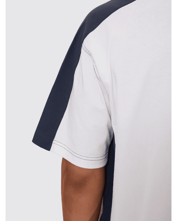 Total Service Box Fit Oversize Cropped Panel Tee - ThrillsTR25-113A-Snow White-XS