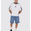 Total Service Box Fit Oversize Cropped Panel Tee - ThrillsTR25-113A-Snow White-XS