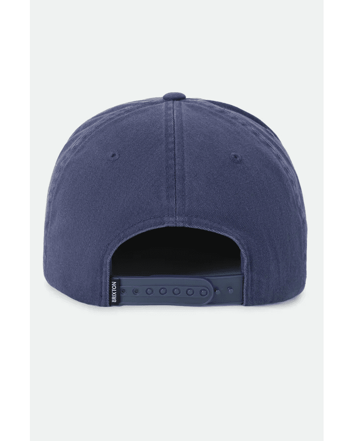 TRADEMARK SNAPBACK -Brixton12129-WASHED NAVY-O/S
