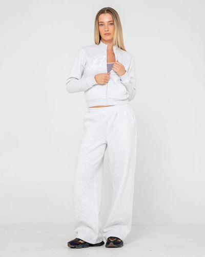 TRAILER TRASH WIDE LEG TRACK PANT - RustyPAL1484-ECRU MARLE-6