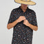 TRIPLE ANCHOR | SS WOVEN SHIRT - The Mad HueysH125M03009-BLACK-S