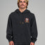 TRIPLE ON THE ROCKS | HOODED PULLOVER - The Mad HueysH226M08007-WASHED BLACK-S