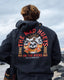 TRIPLE ON THE ROCKS | HOODED PULLOVER - The Mad HueysH226M08007-WASHED BLACK-S