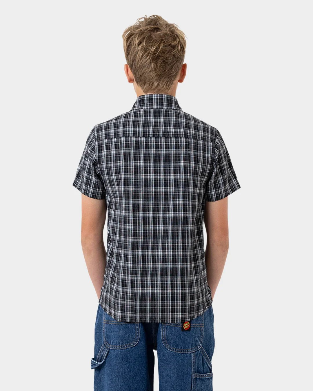 TRIPPER MONO PATCH SHIRT -Santa CruzSB226-BS02-BLACK-8