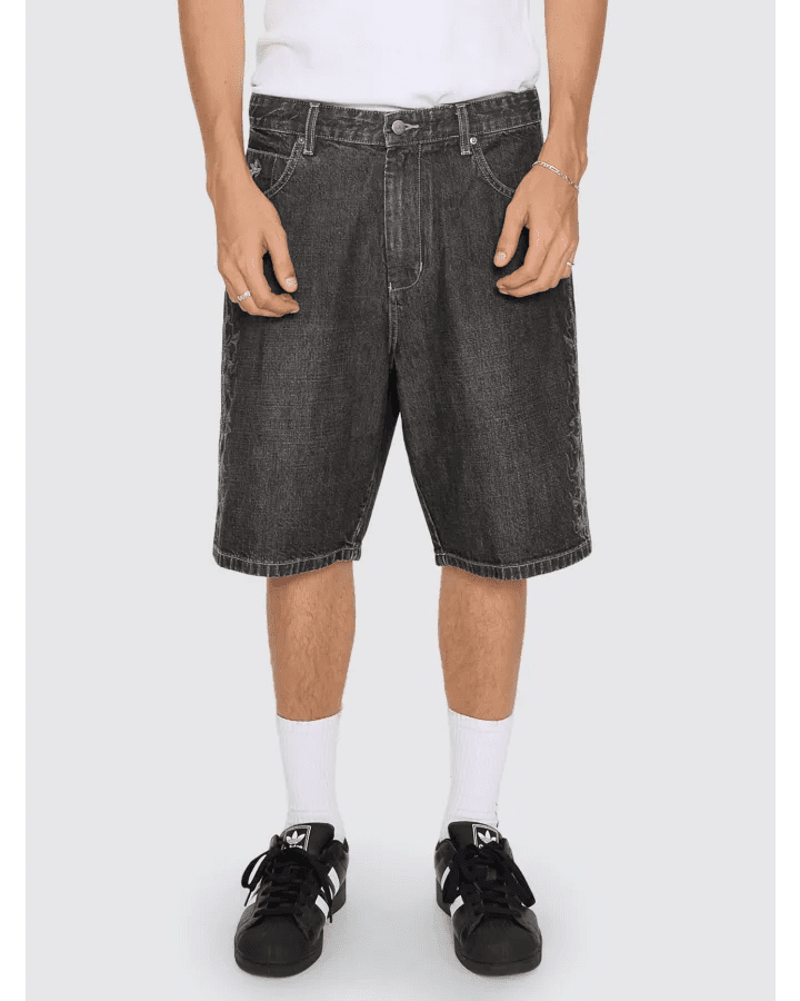 Tropic Heat Big Dawg Jean Short -WorshipPH26-314B-Spooky Black-28