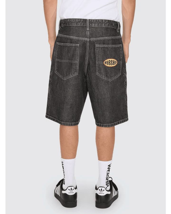 Tropic Heat Big Dawg Jean Short -WorshipPH26-314B-Spooky Black-28