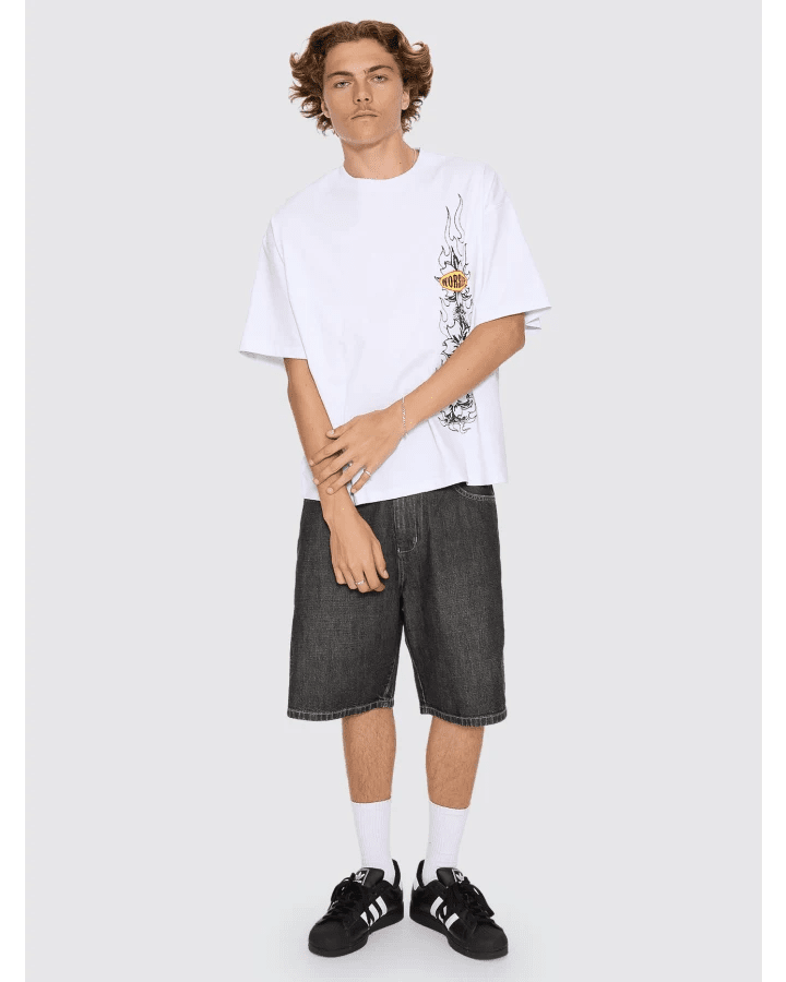Tropic Heat Big Dawg Jean Short -WorshipPH26-314B-Spooky Black-28