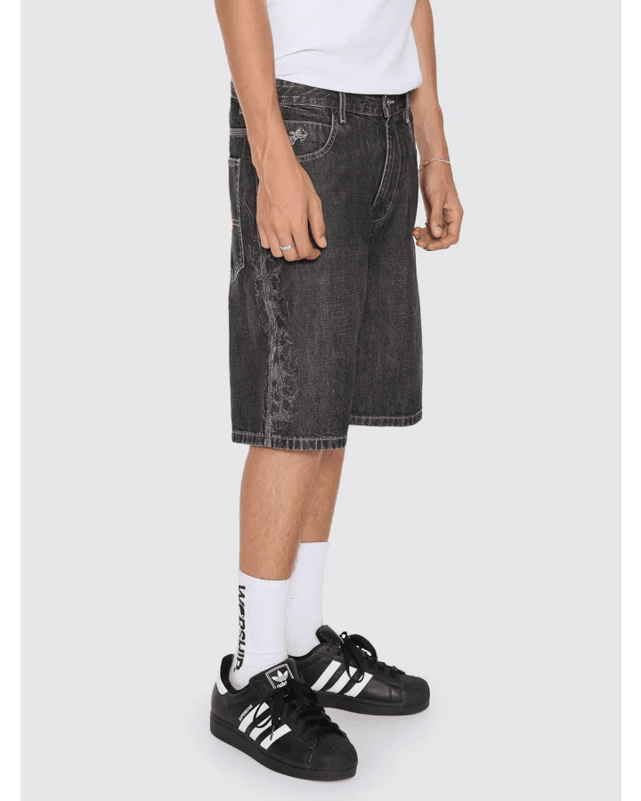 Tropic Heat Big Dawg Jean Short -WorshipPH26-314B-Spooky Black-28