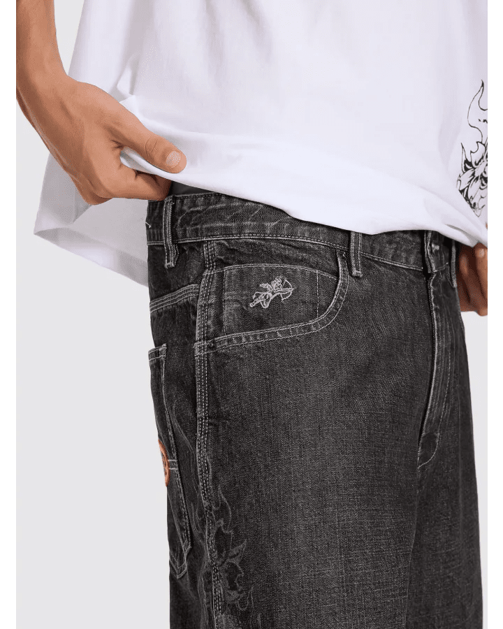 Tropic Heat Big Dawg Jean Short -WorshipPH26-314B-Spooky Black-28