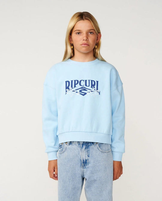 TROPICAL CROPPED CREW - GIRL