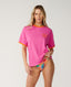 TROPICAL DESIRE OVERSIZE TEE -Rip Curl0PVWTE-HOT PINK-2XS