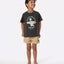 Tube Town Waves Tee - Boy - Rip Curl01STTE - 8264 - Washed Black - 1to2