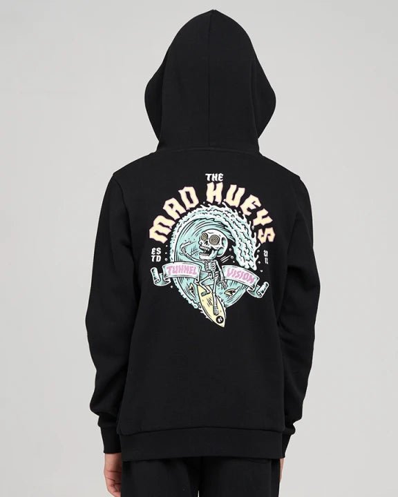 TUNNEL VISION | YOUTH HOODED PULLOVER - The Mad HueysH226B08001-BLACK-6