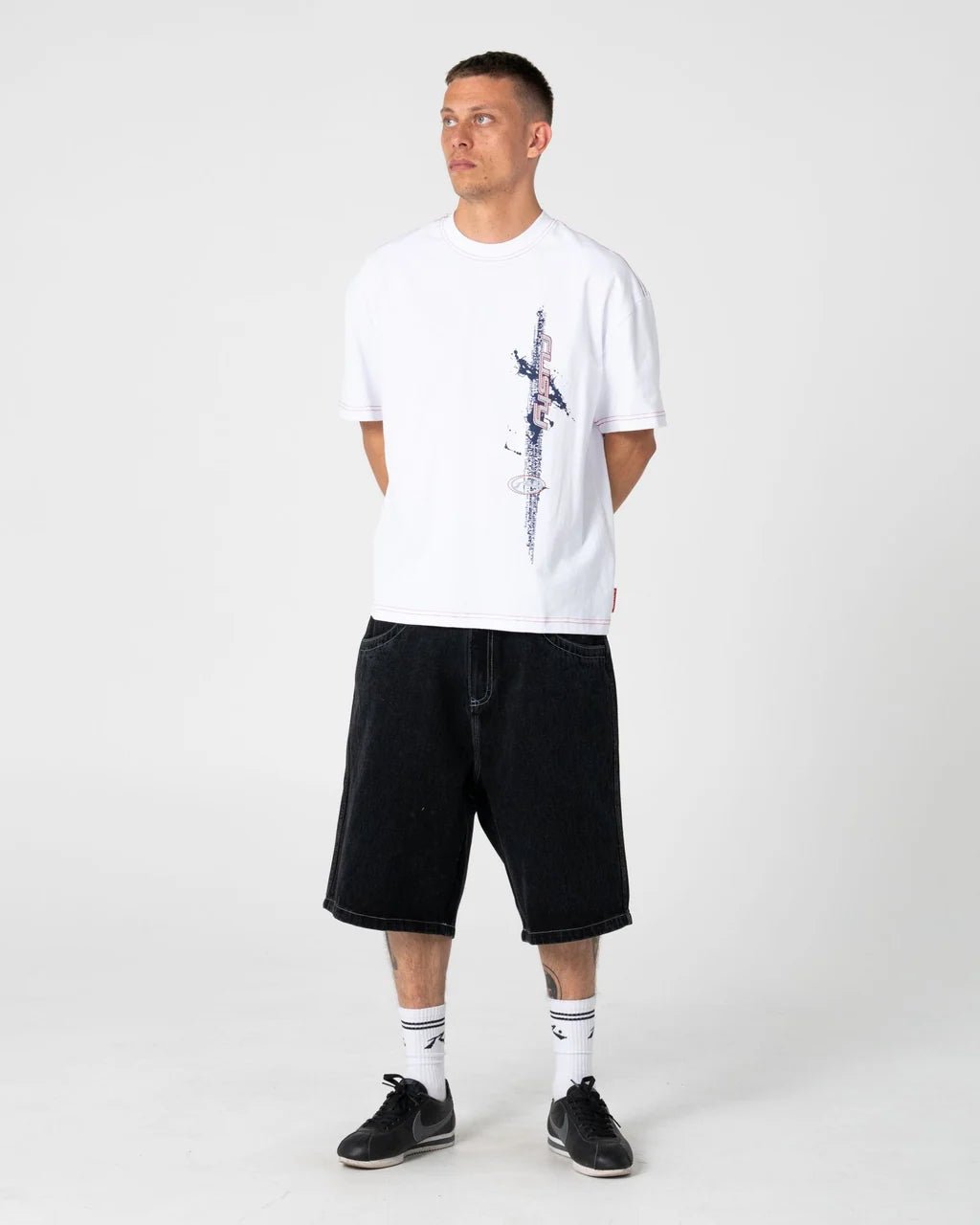 TURBO 2.0 BAGGY JORT -RustyWKM1294-BLACK OUT / BLUE-26