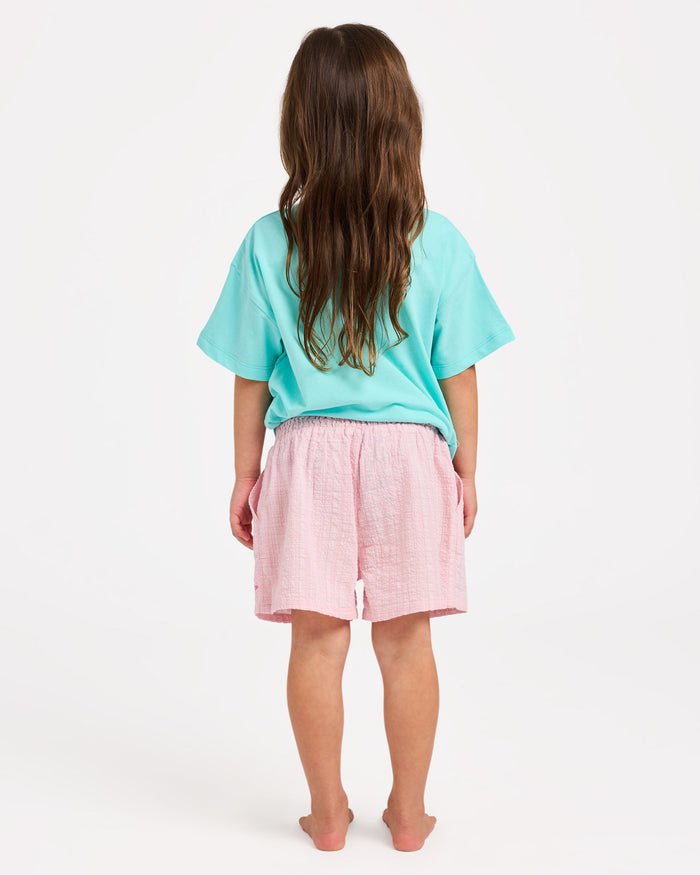 TW ALOHA BLUSH SHORTS -RoxyURLNS03004-POWDER PINK-2