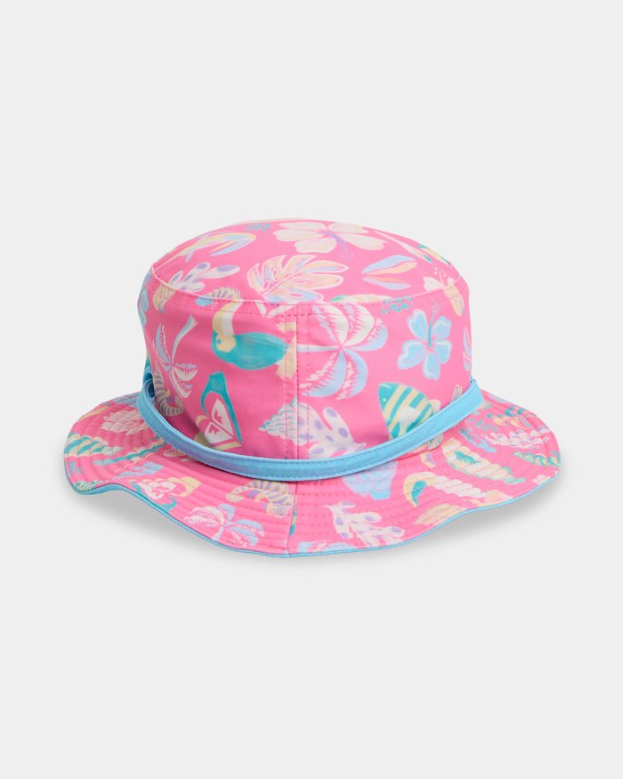 TW OCEAN LOVER BEACH HAT -RoxyURLHA03032-PINK CARNATION OCEAN LOVE-1SZ
