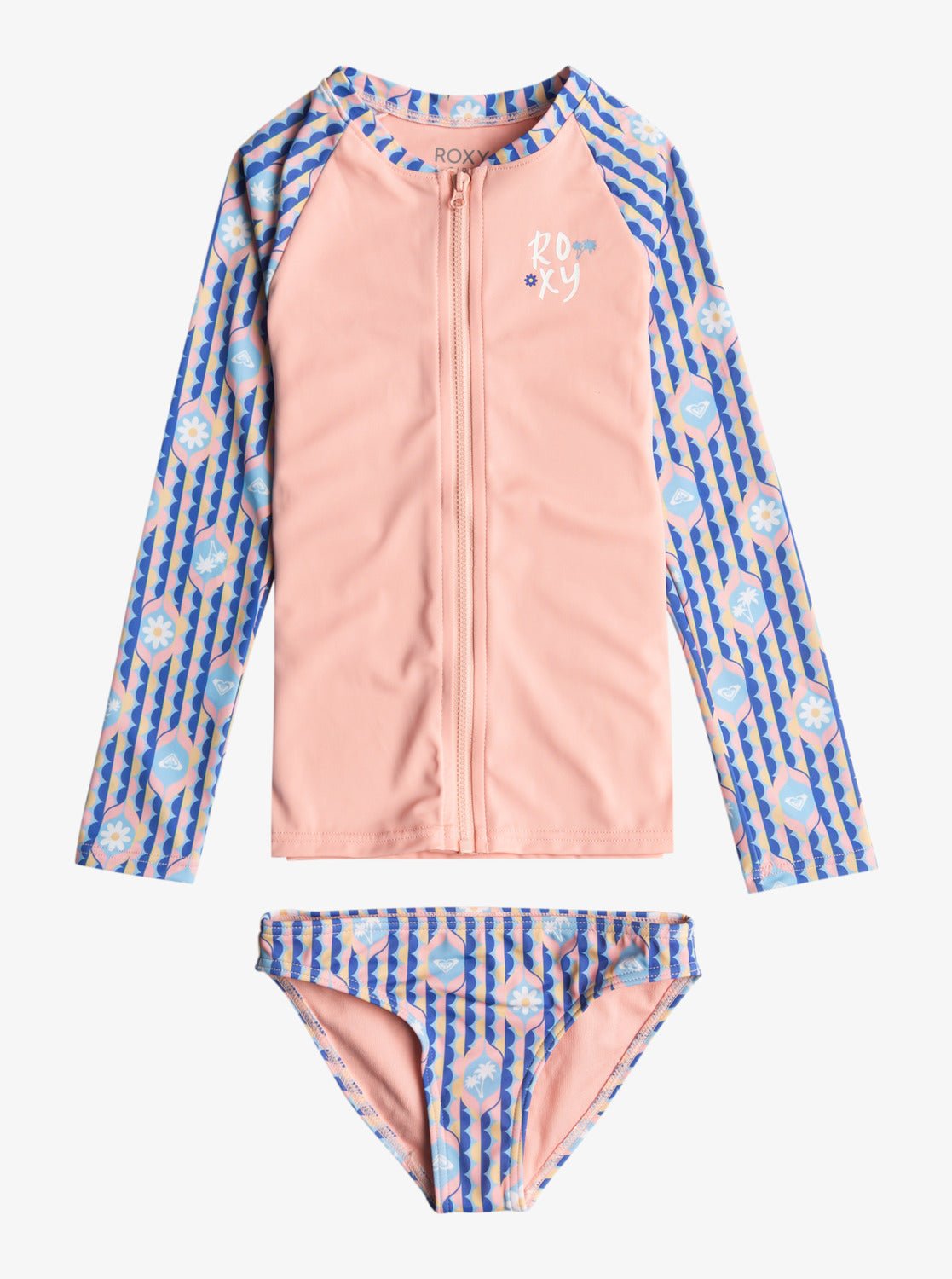 Tw Tiles Ls Lycra Zipped Set - Roxyerlwr03310 - pnd7 - Amparo Blue TW Tiles - 2