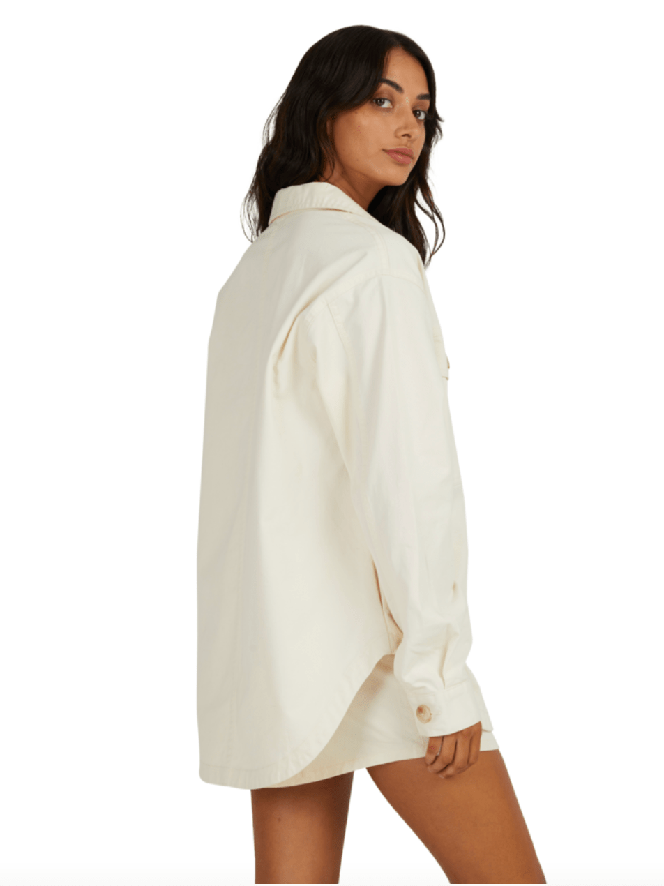 Twill Shacket - RVCAUVJJK00117 - NAT - Natural - 6