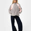 TWO TIDES ZIP THROUGH SHERPA FLEECE - RustyFTL0842-PINK A BOO / GREY-6