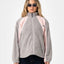 TWO TIDES ZIP THROUGH SHERPA FLEECE - RustyFTL0842-PINK A BOO / GREY-6