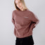 TWO TIMER PANELLED CREW FLEECE - RustyFTL0866-CADET / ELDERBERRY-10