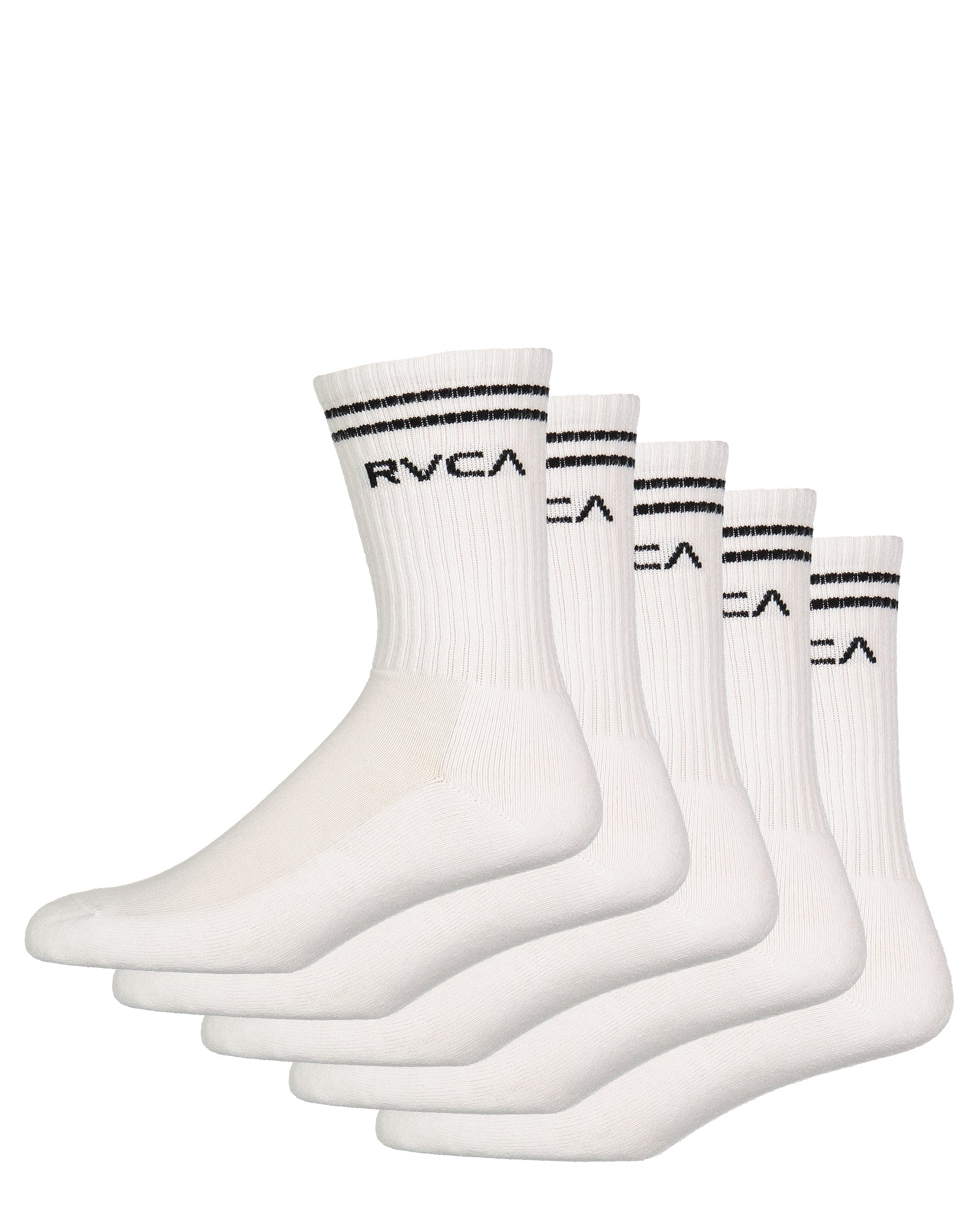 UNION SOCK III 5 PACK - RVCAR352601-White-1SZ