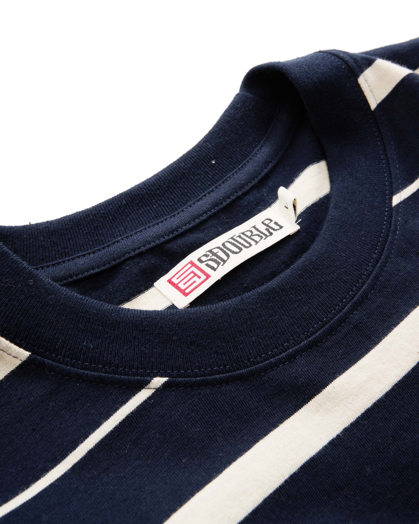 CURSIVE STRIPE T-SHIRT