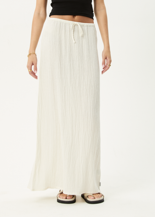 Focus - Seersucker Maxi Skirt