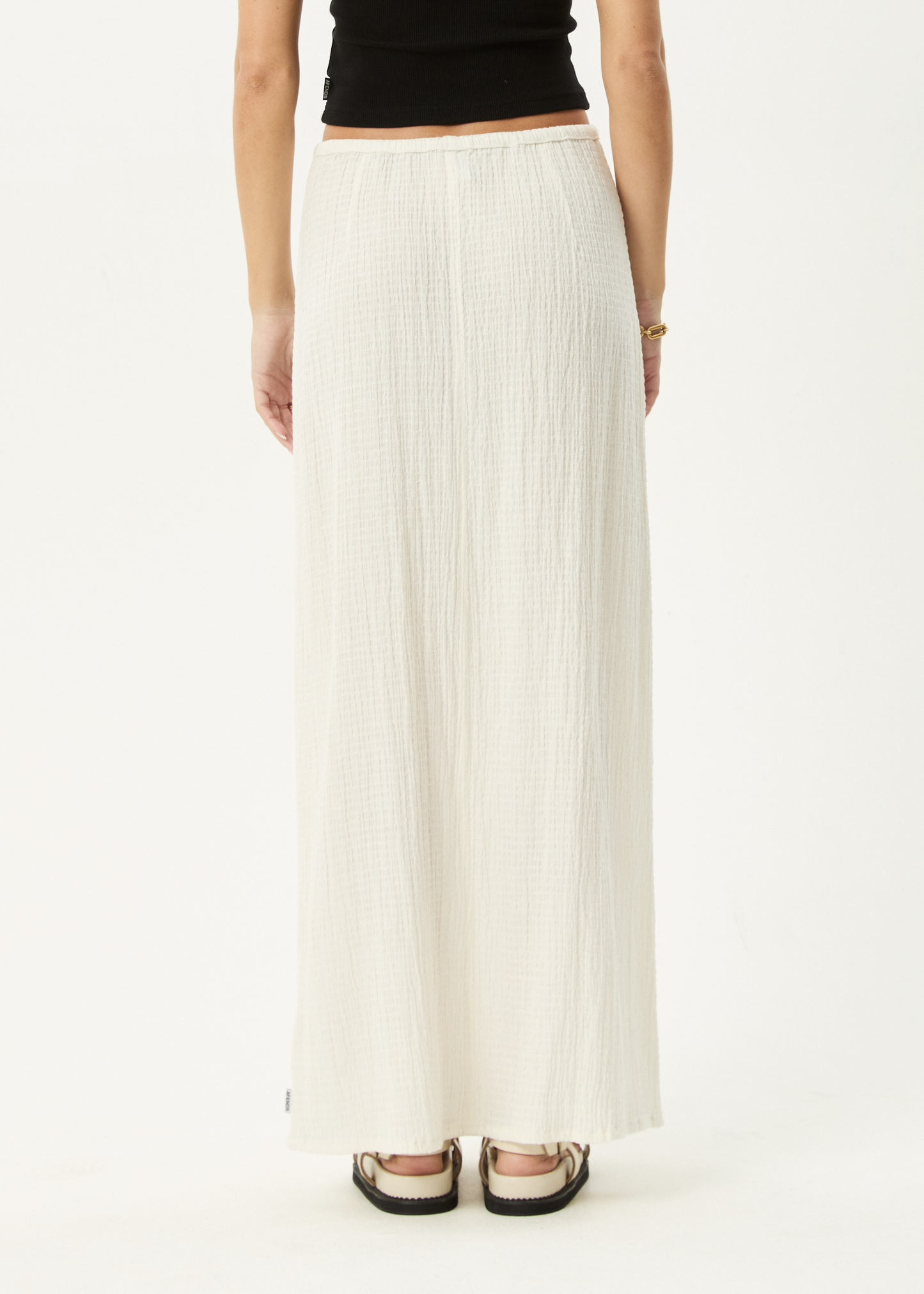 Focus - Seersucker Maxi Skirt
