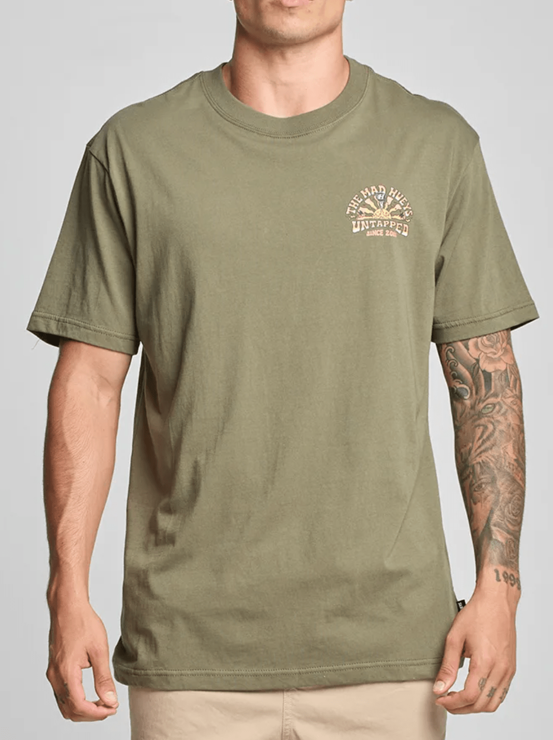 Untapped SS Tee - The Mad HueysH124M01012 - OLIVE - Olive - L