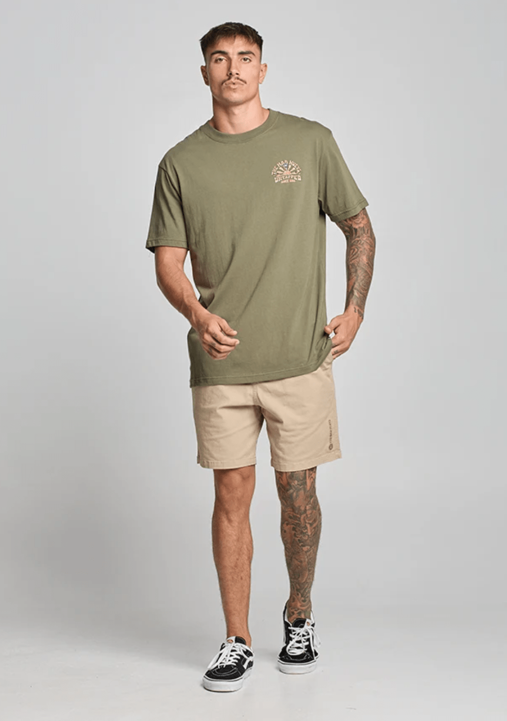 Untapped SS Tee - The Mad HueysH124M01012 - OLIVE - Olive - L