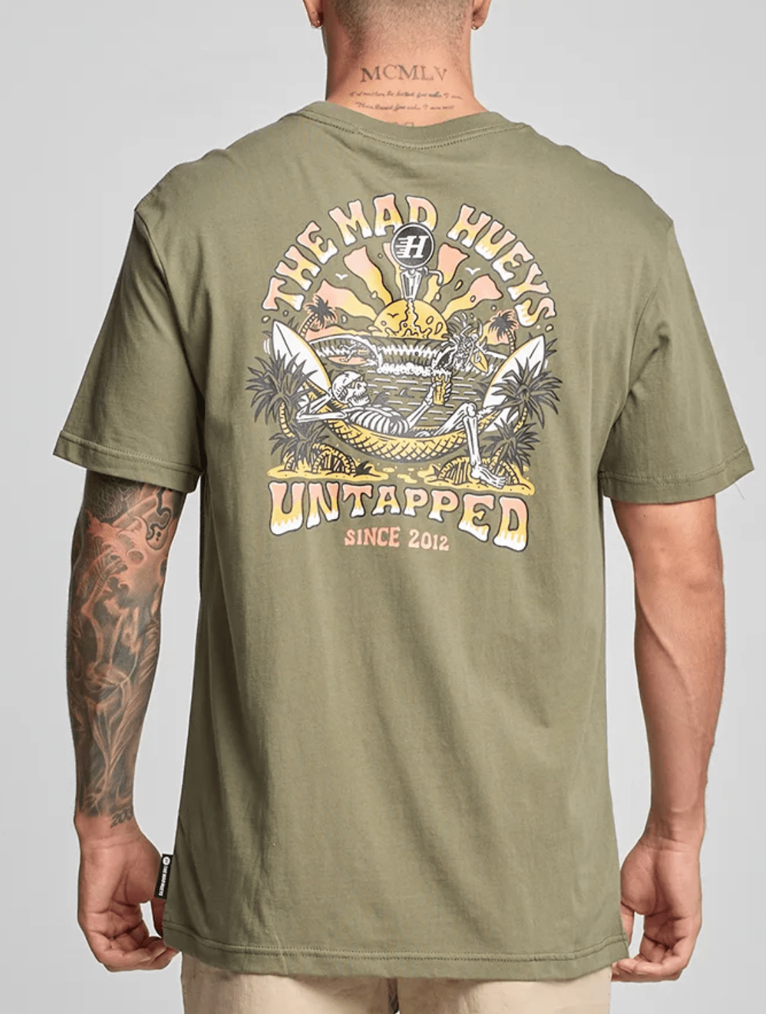 Untapped SS Tee - The Mad HueysH124M01012 - OLIVE - Olive - L