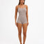 SUNSET STRIPE BOYLEG ONE PIECE