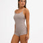 SUNSET STRIPE BOYLEG ONE PIECE