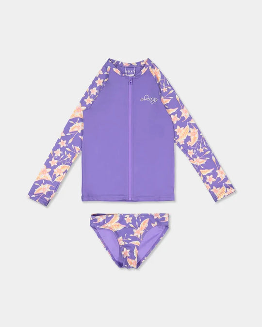 PLUMERIA LOVE LS LYCRA SET
