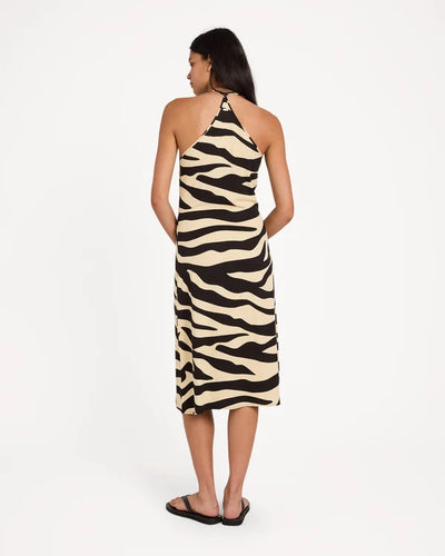 VOYAGER MIDI SLIP DRESS