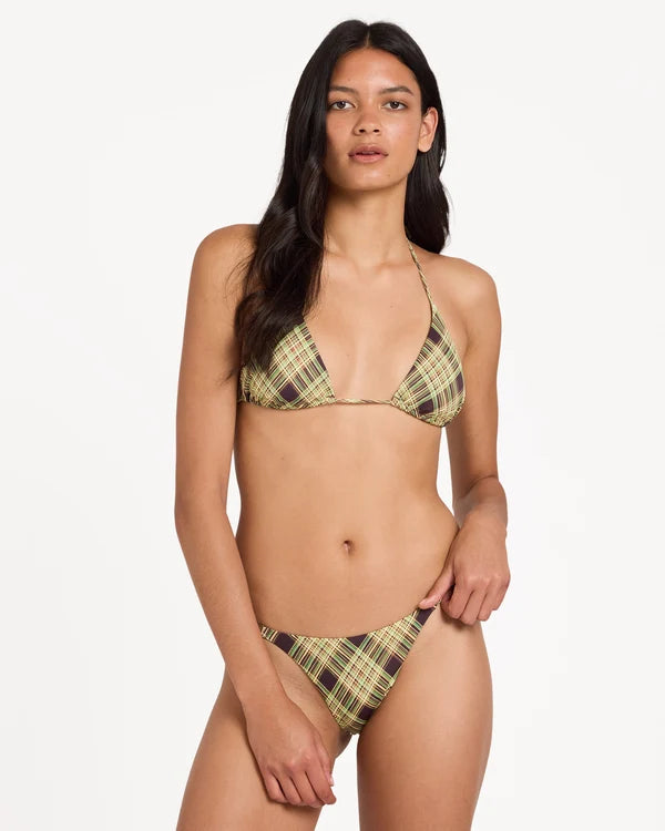 BOULEVARD PLAID HALTER TRI