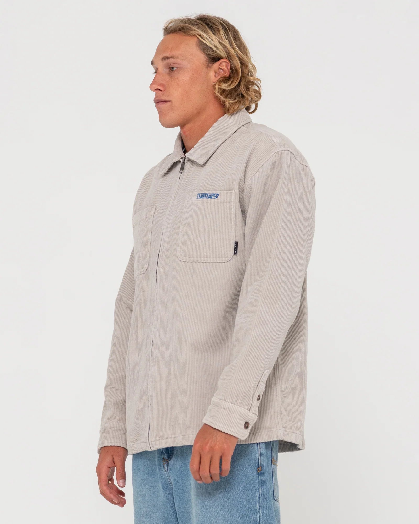 V8 Coup Cord Jacket - Rustyjkm0459 - ogy - Oyster Gray - L