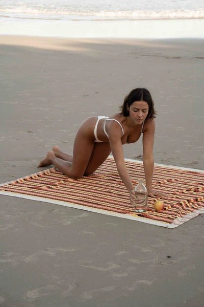 Vacation Beach Blanket - RhythmC1024U - AC04 - ORA - Burnt Orange - 
