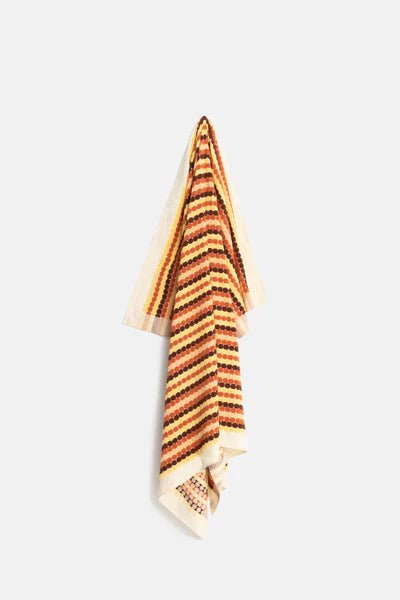 Vacation Beach Blanket - RhythmC1024U - AC04 - ORA - Burnt Orange - 