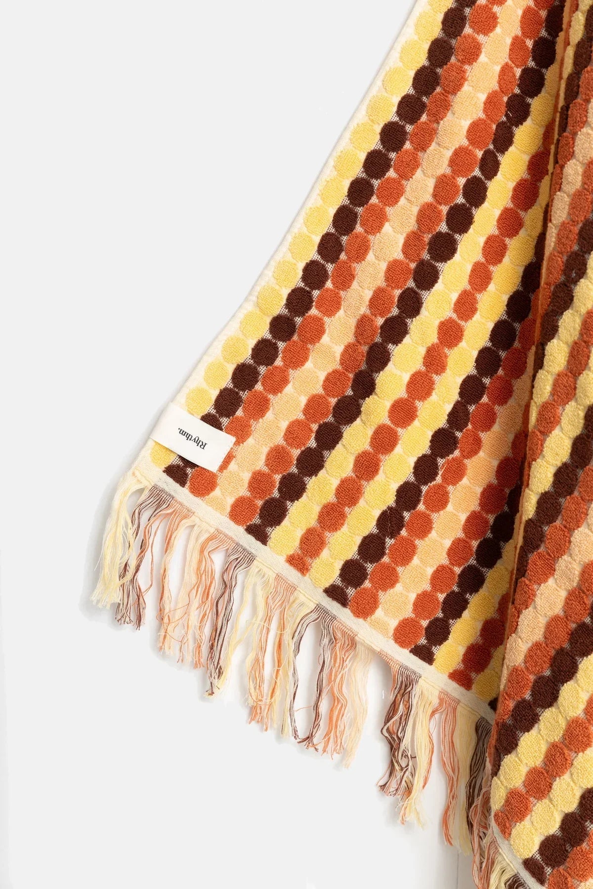 VACATION STRIPE TOWEL - RhythmC1024U - AC01 - BURNT ORANGE - OS