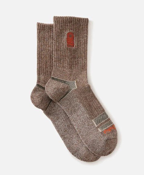 Vaporcool Search Crew Sock - Rip Curl00hmso - 2135 - Rock - 9to13