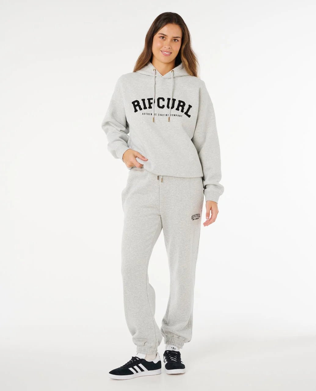 VARSITY HOODIE - Rip Curl08HWFL-GREY MARLE/BLACK-2XS