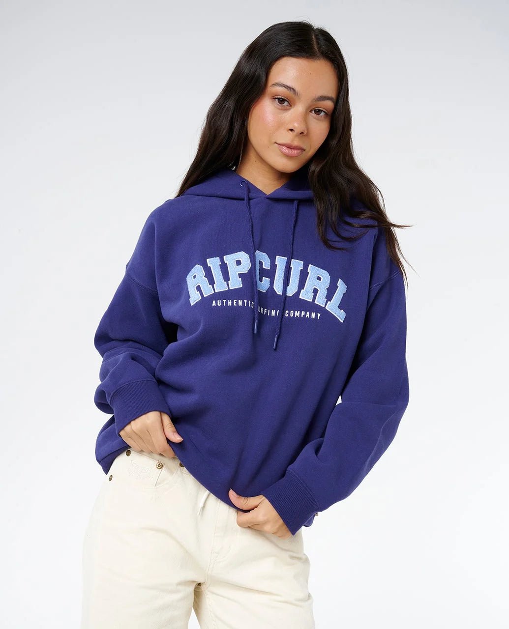 VARSITY HOODIE -Rip Curl08HWFL-DARK BLUE-S