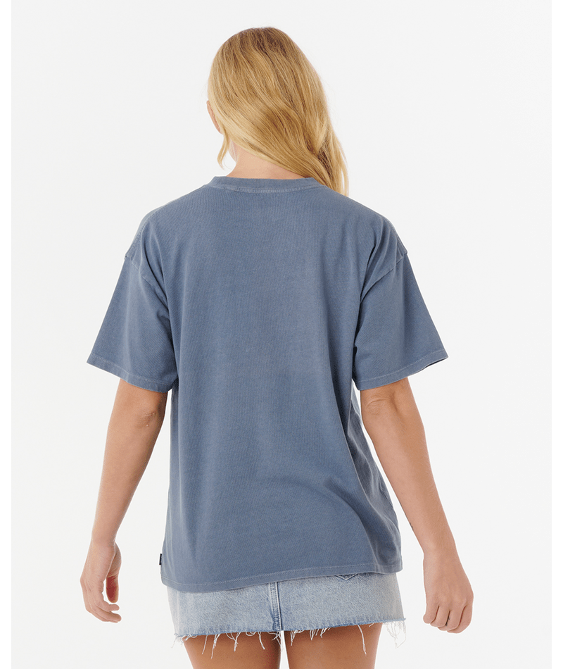 VARSITY SPORTS HERITAGE TEE - Rip Curl0K1WTE - BLUE GREY - 2XS