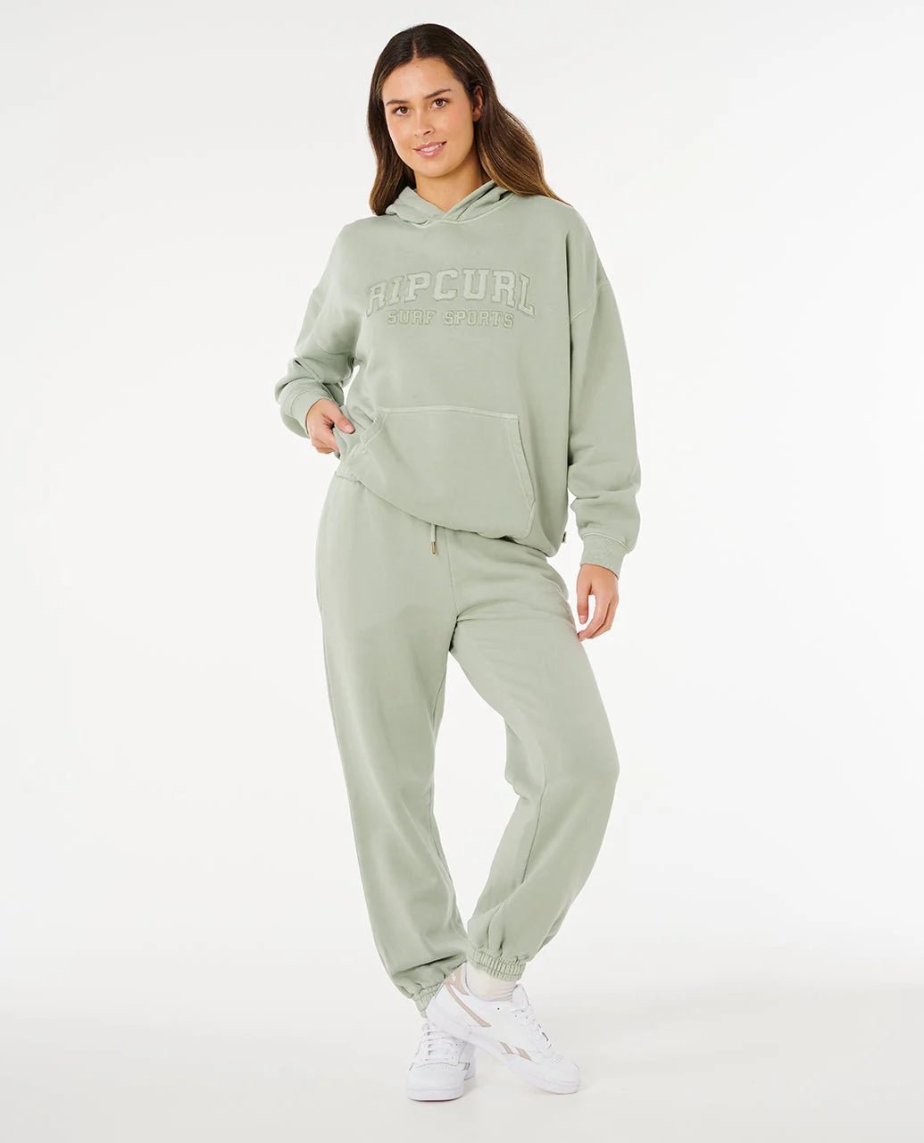 VARSITY SPORTS OVERSIZED HOOD - Rip Curl0CPWFL-AQUA GRAY-2XS