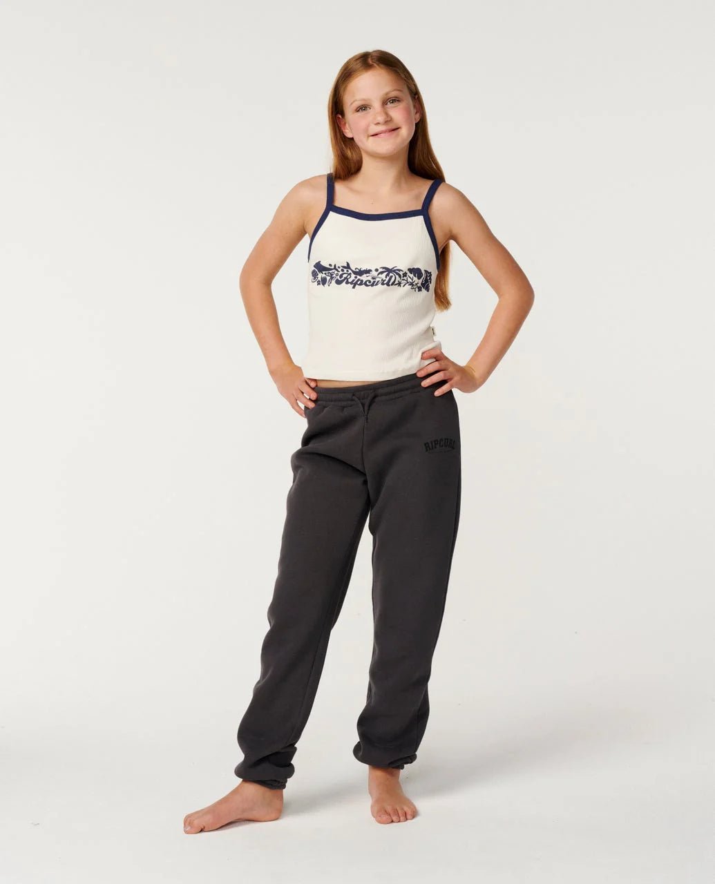 VARSITY TRACK PANT - GIRL - Rip Curl01RGPA-WASHED BLACK-8