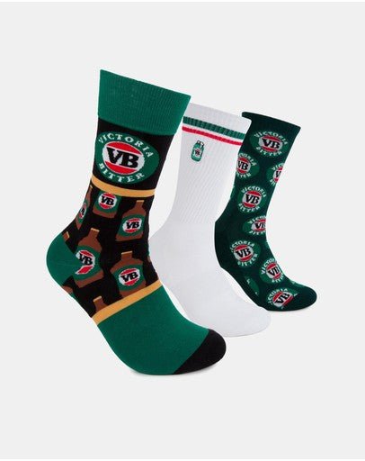 VB ASSORTED SOCKS 3 PACK